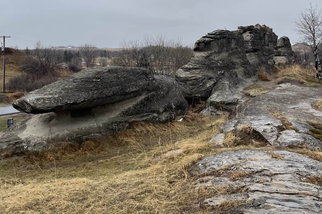 Roche Percee Large unusual shaped Roche Percee rocks
