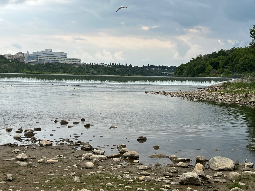 Free things to do in Saskatoon View of the weir in Saskatoon on the Meewasin Trail