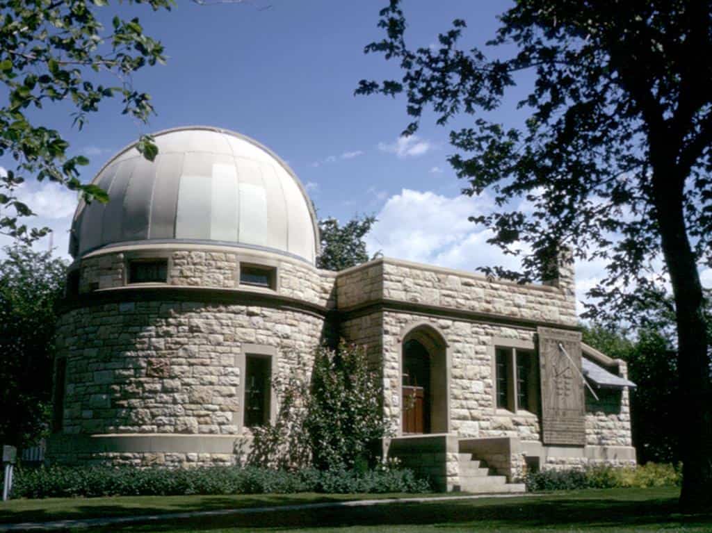 free things to do in Saskatoon Outside view of the U of S observatory on campus