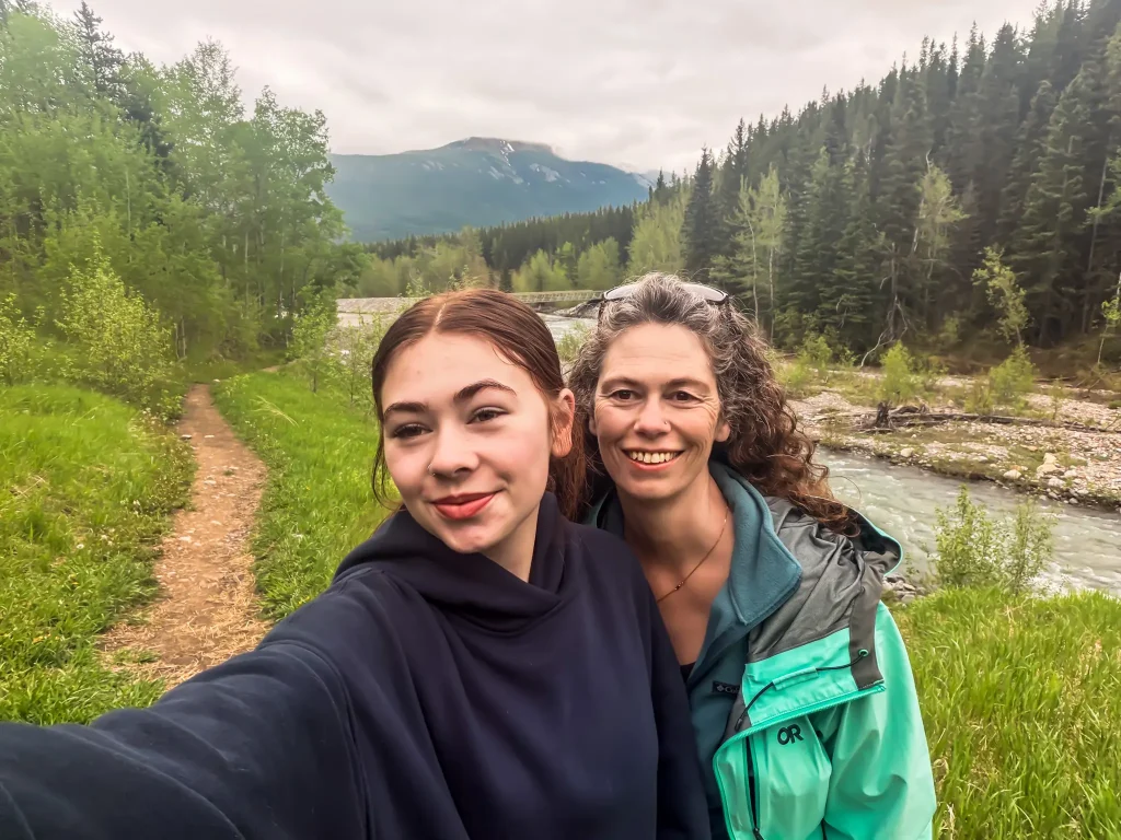 Spring hiking near Ribbon Creek in Kananaskis Village